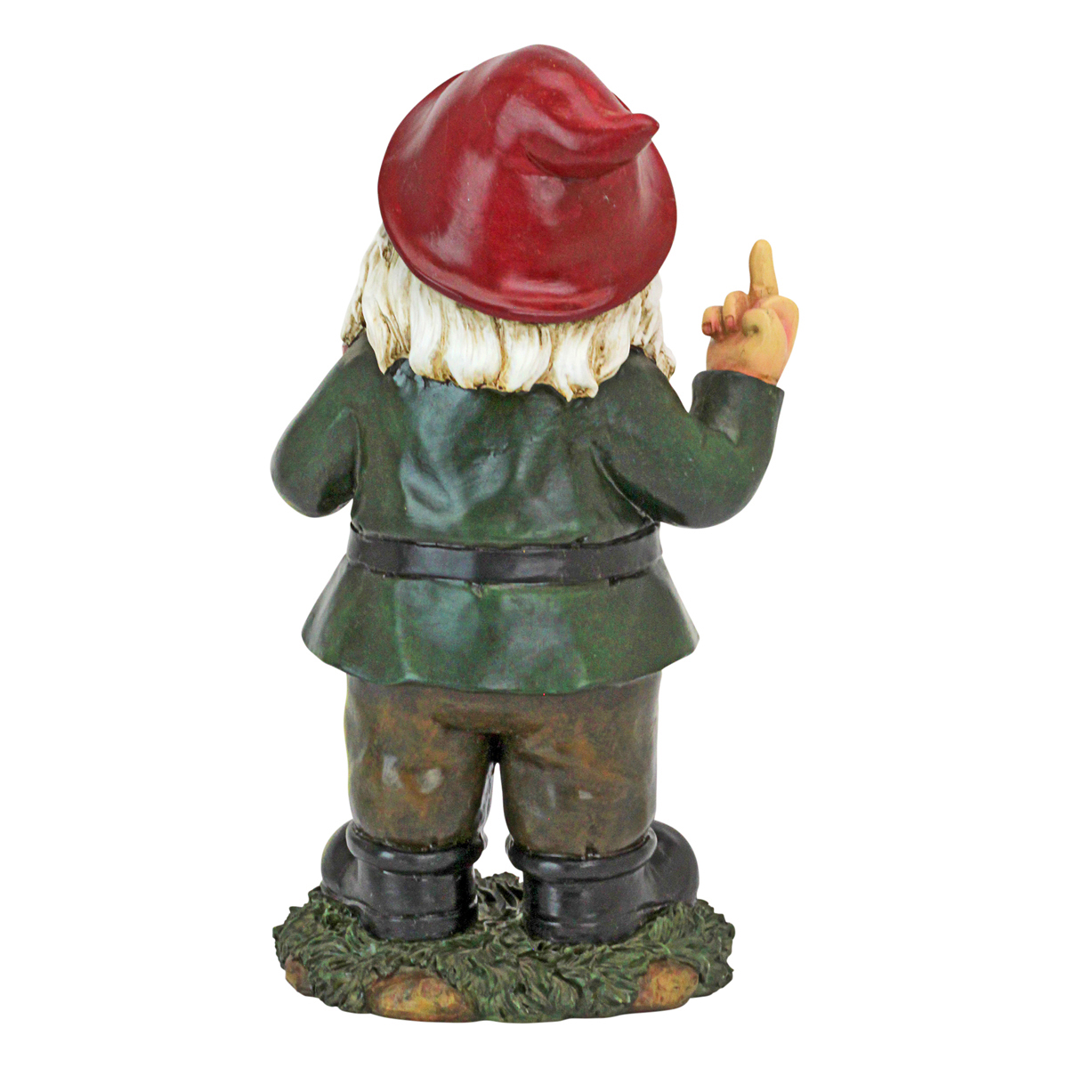 Image Thumbnail for Foul Finger Tipsy Tim Garden Gnome